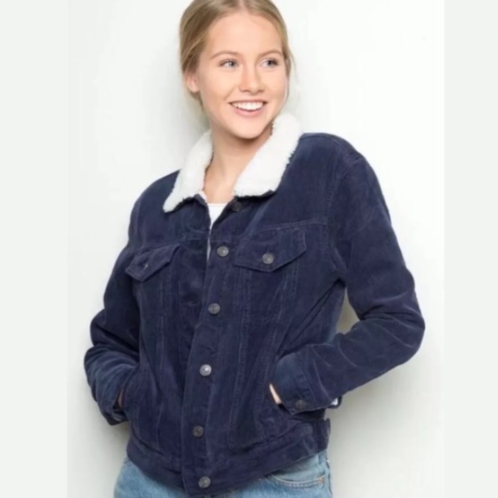 Brandy Melville! BRAND NEW navy jacket
